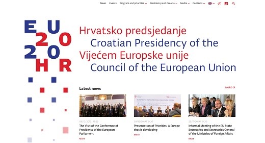 Official website of Croatian Presidency of the Council of the European Union developed by APIS IT